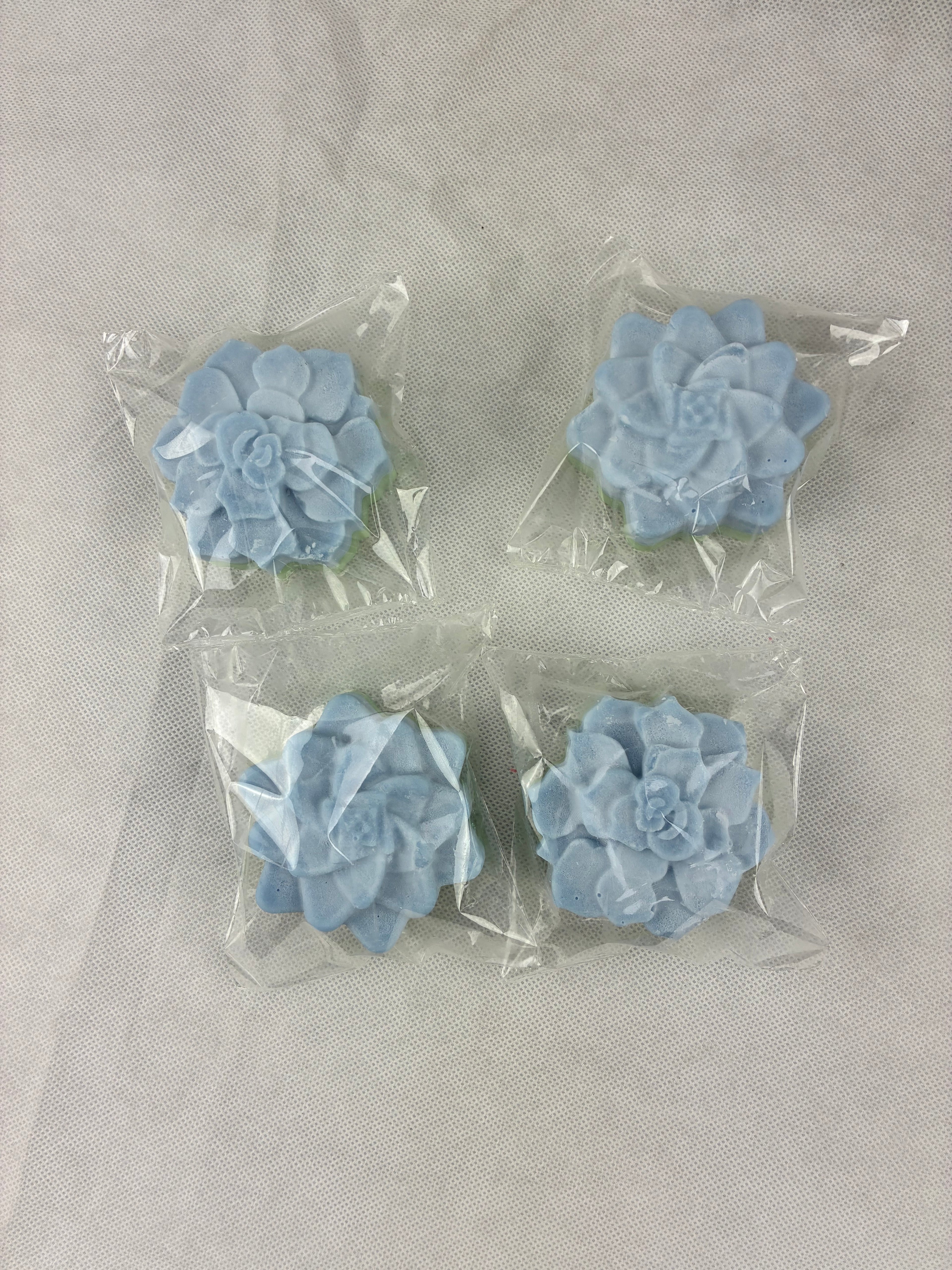 MavWax blue wax flowers
