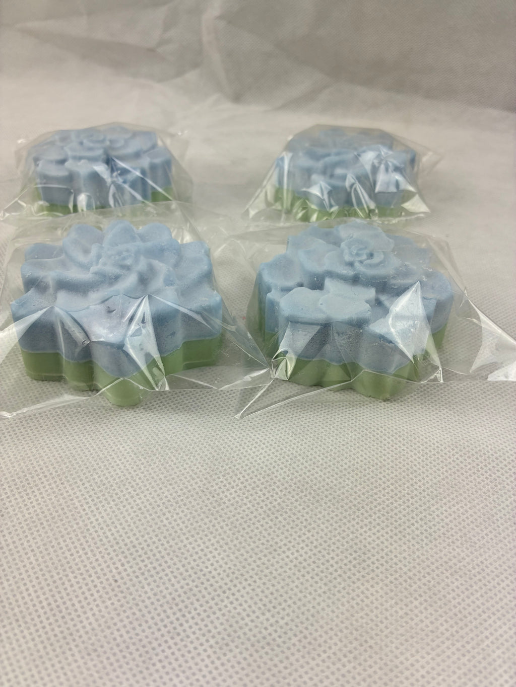 MavWax blue wax flowers