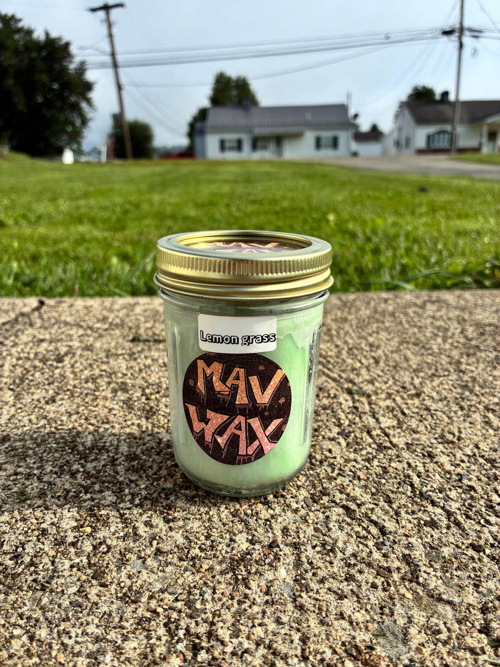 Mavwax lemon grass candle