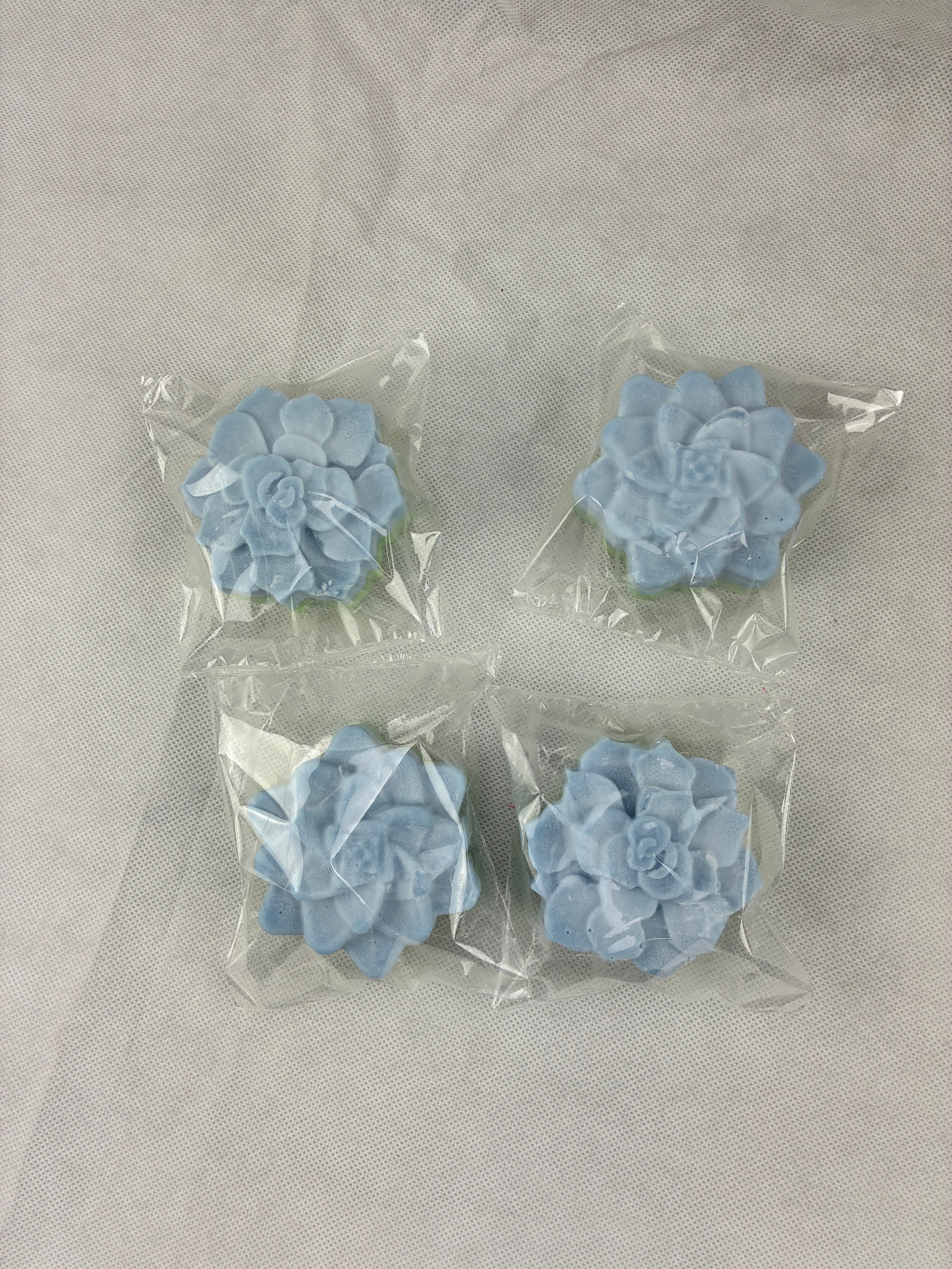 MavWax blue wax flowers
