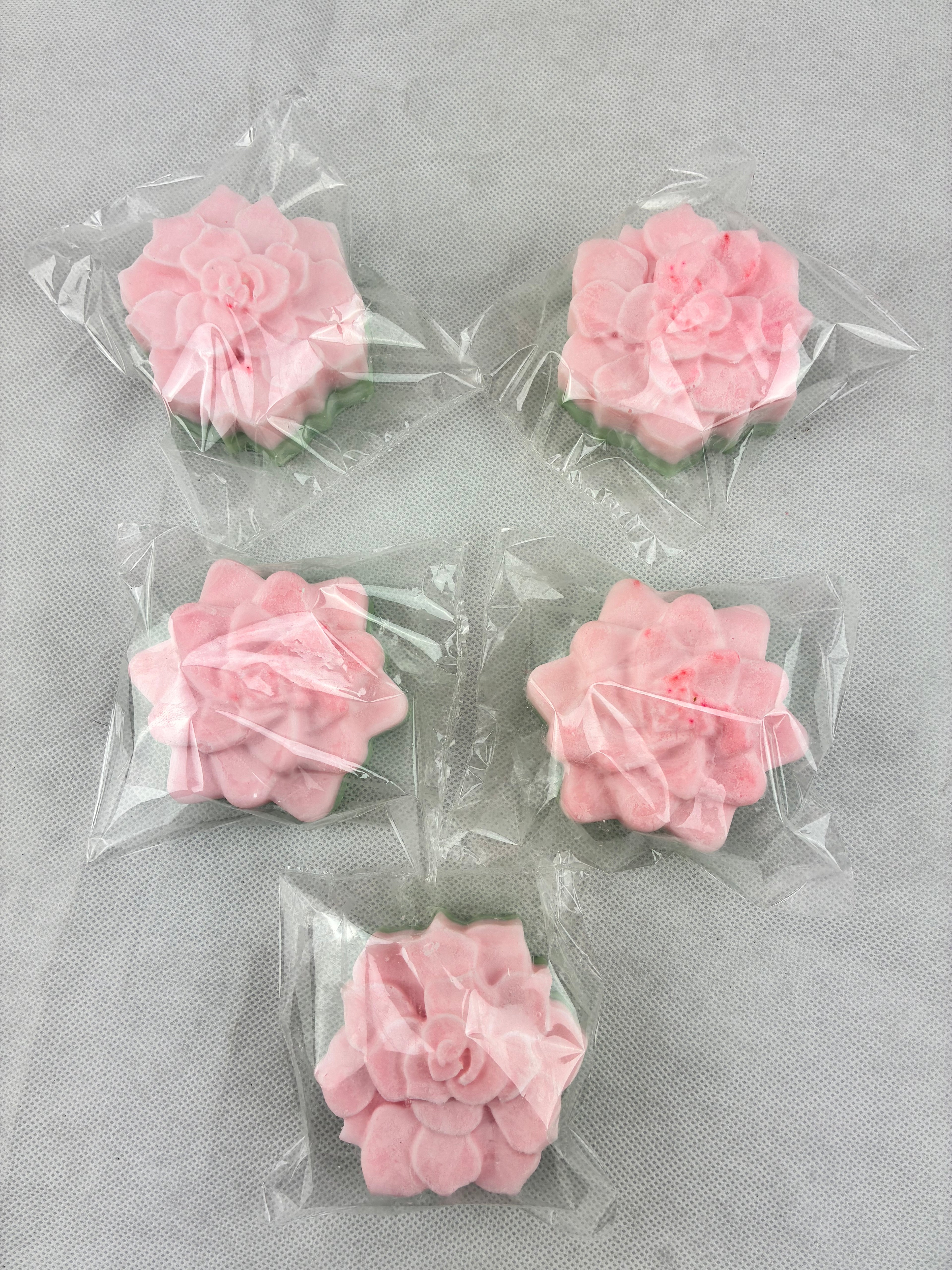 MavWax pink wax flowers